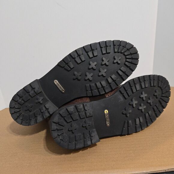 Florsheim Limited Mens Sz 10D Brown Leather Wingtip Lace Up Chukka Ankle Boots - Picture 9 of 12